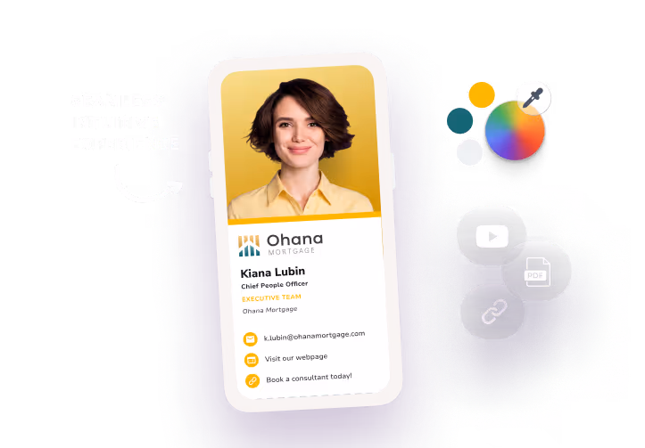 Card experience on a phone