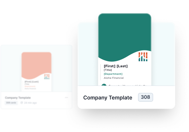 Card templates